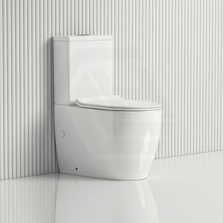 630x380x835mm Veda Tornado Ceramic Back To Wall Toilet Suite Back/Left and Right Bottom Inlet Variant Colour Available