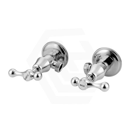 Chrome Brass 1/4 Turn Washing Machine Stop