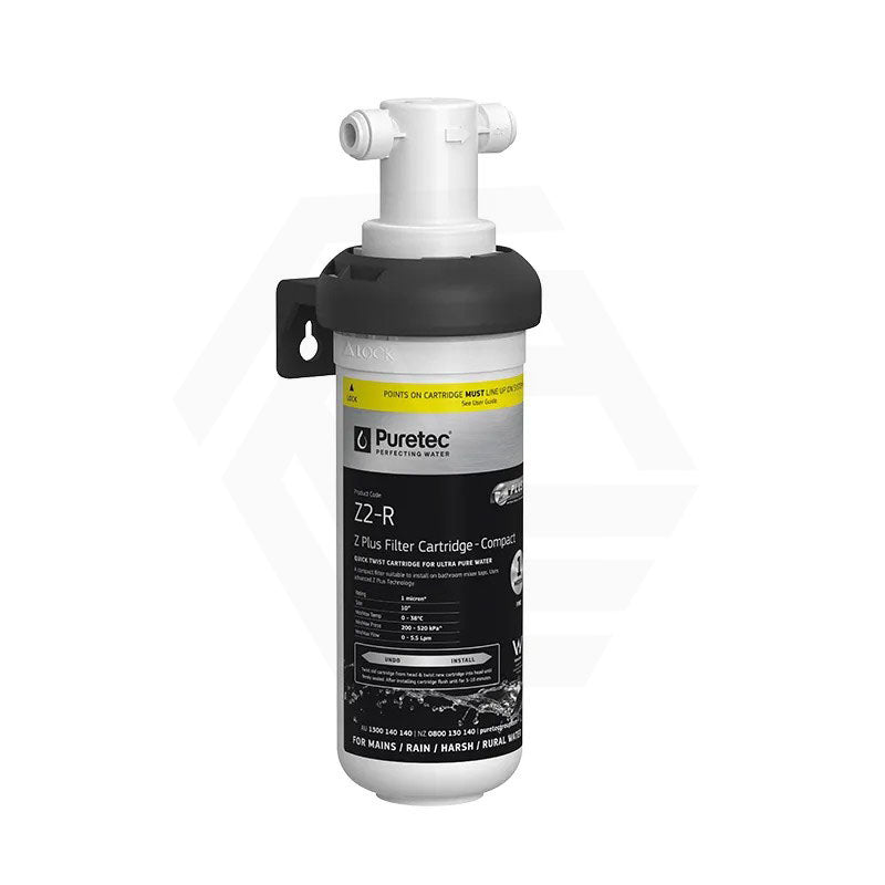 Puretec Tripla Chrome T2 3-Way Mixer Tap with Quick Twist Undersink Filter System