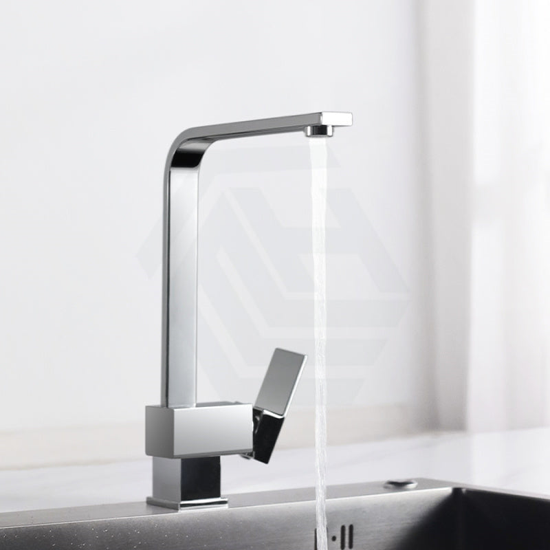 Quadra Chrome Solid Brass Kitchen Sink Mixer Tap 360° Swivel Products