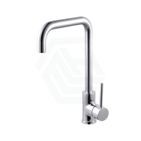 Round Chrome 360° Swivel Kitchen Sink Mixer Tap Gooseneck Spout Mixers