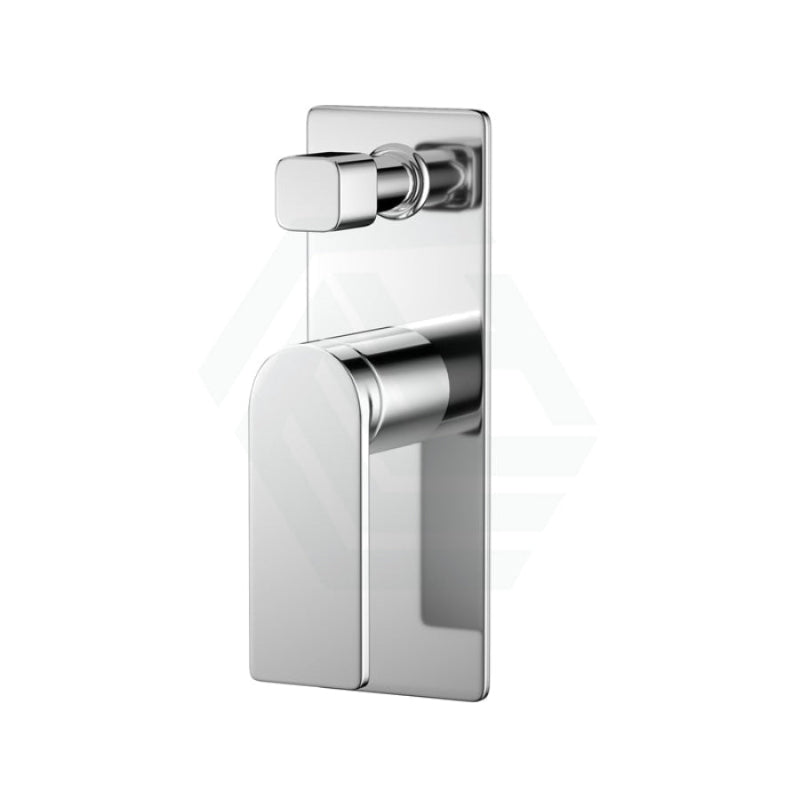 Ruki Solid Brass Chrome Bath/Shower Wall Mixer With Diverter Mixers