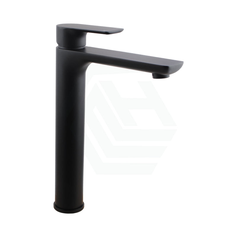 Solid Brass Black Tall Basin Mixer Tap Bathroom Products