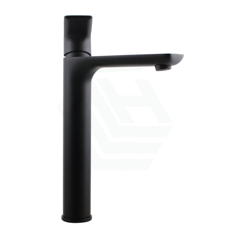 Solid Brass Black Tall Basin Mixer Tap Bathroom Products