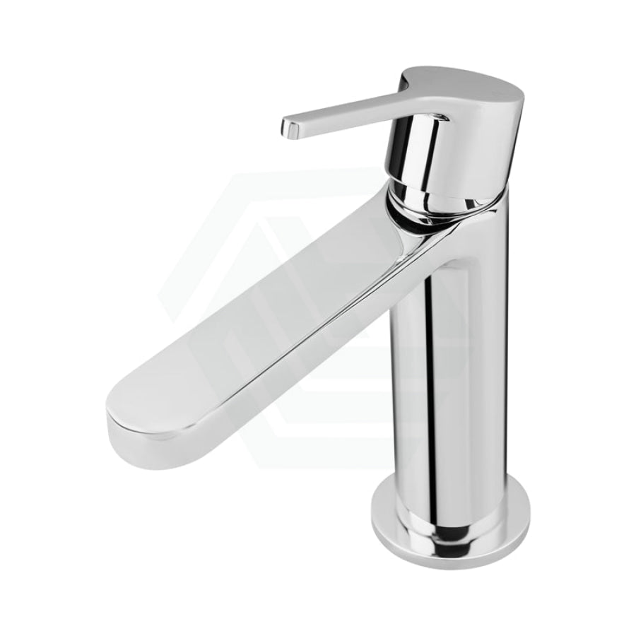 Solid Brass Chrome Basin Mixer Tap Vanity For Bathroom Short Mixers