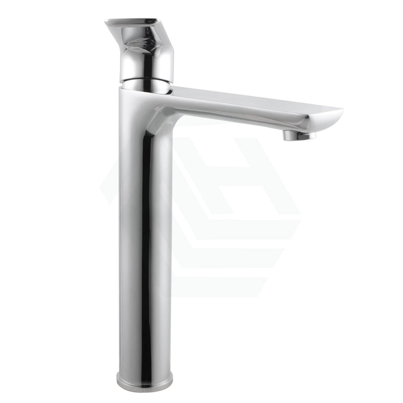 Solid Brass Chrome Tall Basin Mixer Tap Bathroom Products