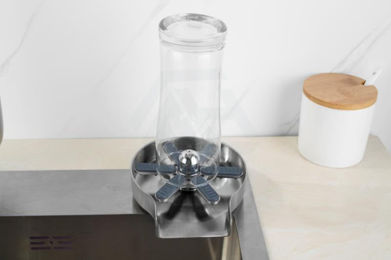 Stainless Steel Glass Rinser Bottle Washer For Kitchen Sinks / Bar Sink Strainer Wastes