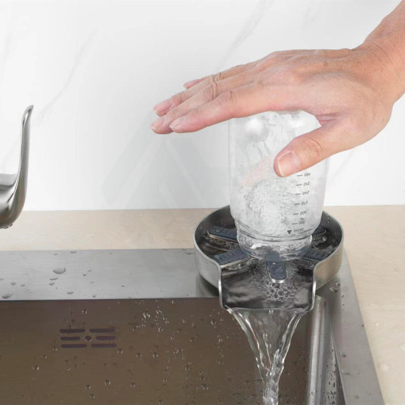 Stainless Steel Glass Rinser Bottle Washer For Kitchen Sinks / Bar