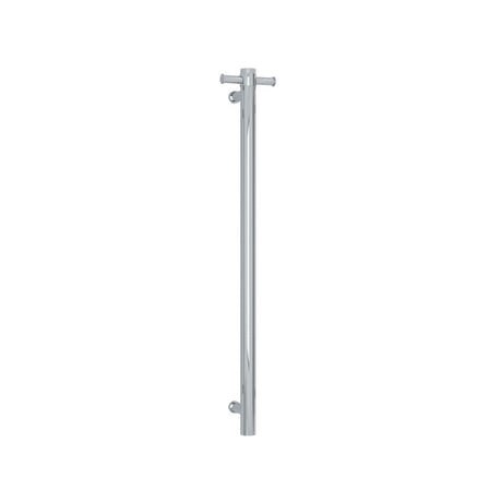 ThermoGroup 240V 900mm Straight Round Vertical Single Heated Towel Rail Variant Colour Available