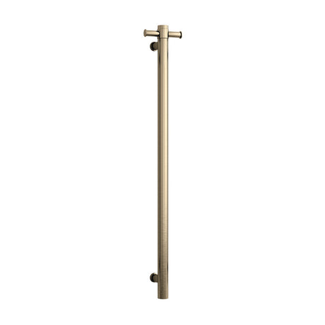 ThermoGroup 240V 900mm Straight Round Vertical Single Heated Towel Rail Variant Colour Available