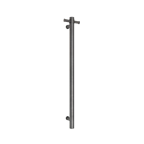 ThermoGroup 240V 900mm Straight Round Vertical Single Heated Towel Rail Variant Colour Available