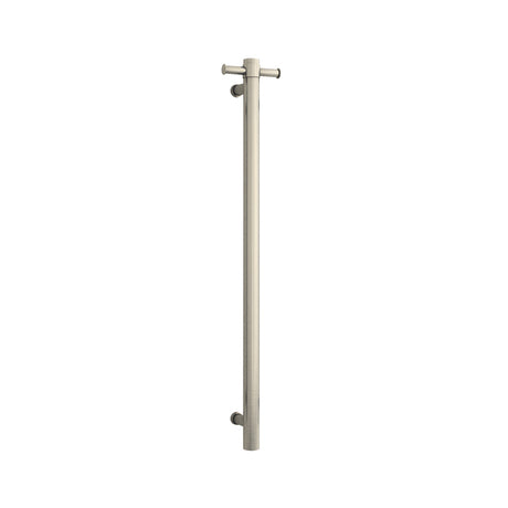 ThermoGroup 240V 900mm Straight Round Vertical Single Heated Towel Rail Variant Colour Available
