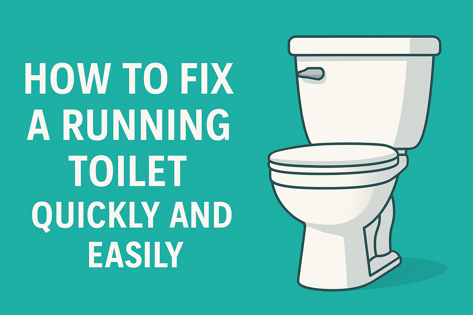 How to Fix a Running Toilet Quickly and Easily