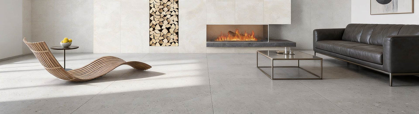 Concrete Look Tiles in the Modern House