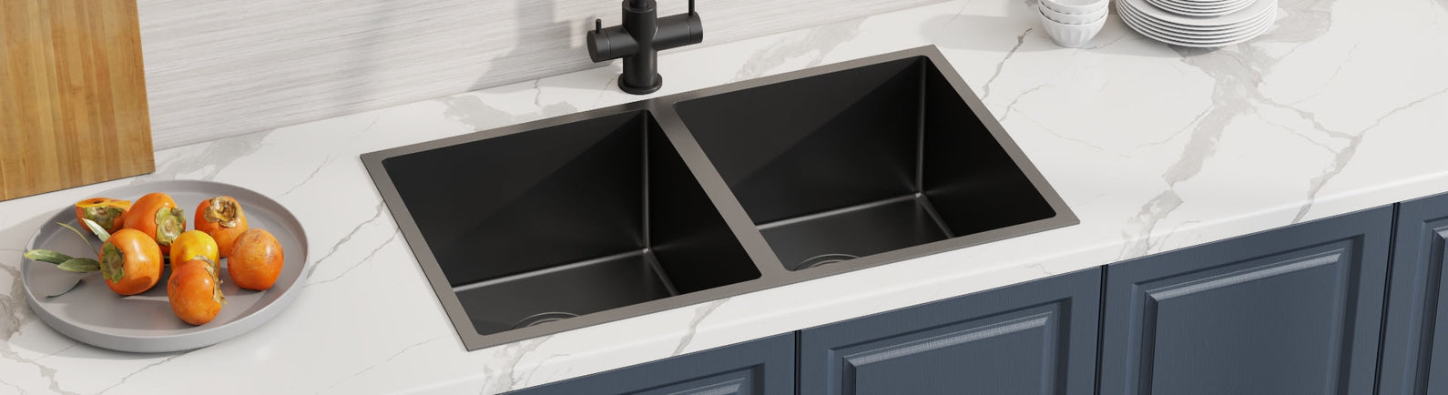 Double Bowls Kitchen Sinks