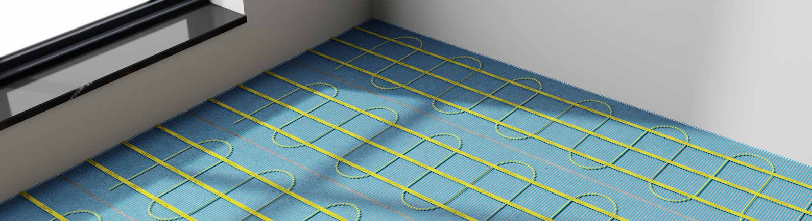 Electric screed heating kits for smart bathrooms