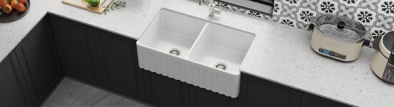 Fireclay Kitchen Sinks