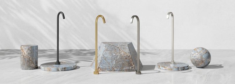 Floor Mounted Spouts for Bath