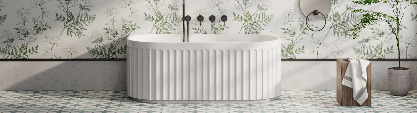 Fluted Baths