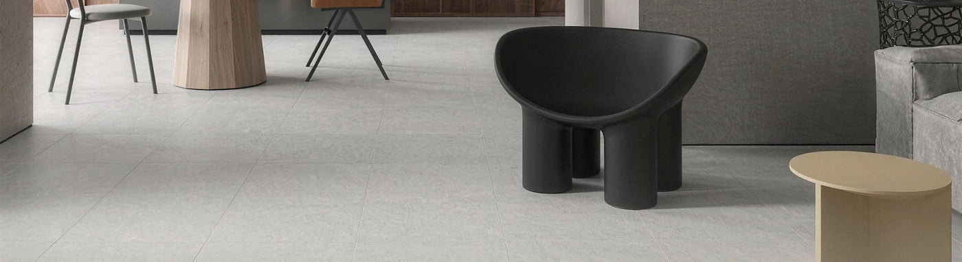 Grey Tiles with the Modern House Decoration