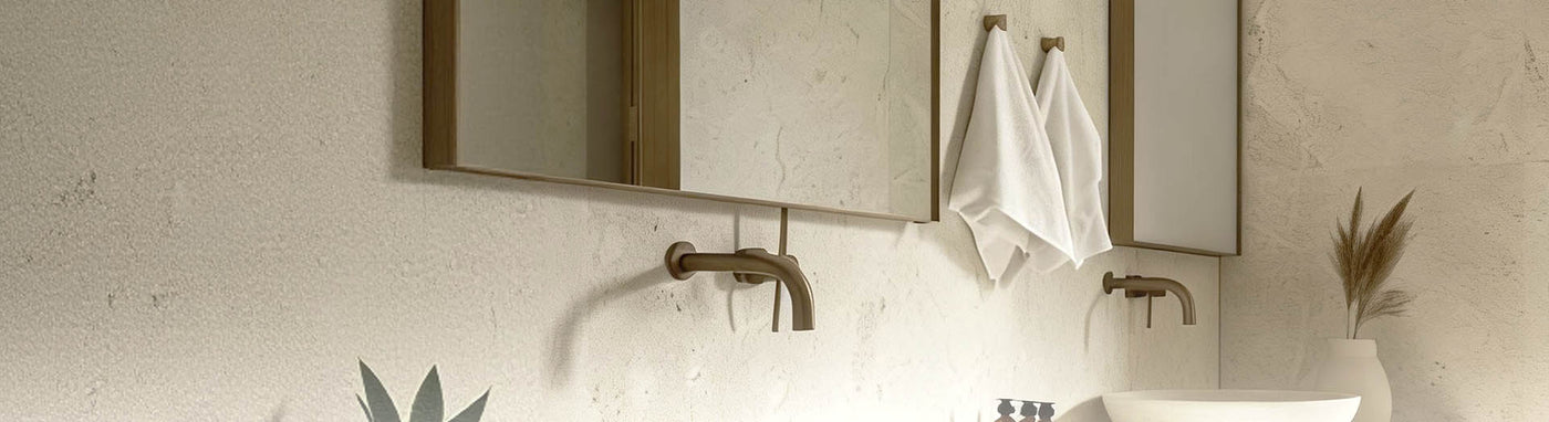 Stone Bathroom Tiles with Modern Bathroom Decoration