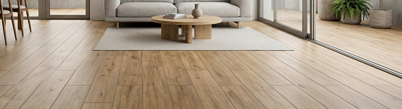 Timber Look Tiles with the Modern House Decoration