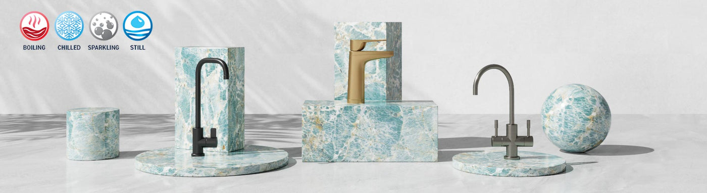 boilling chilled sparkling instant water taps