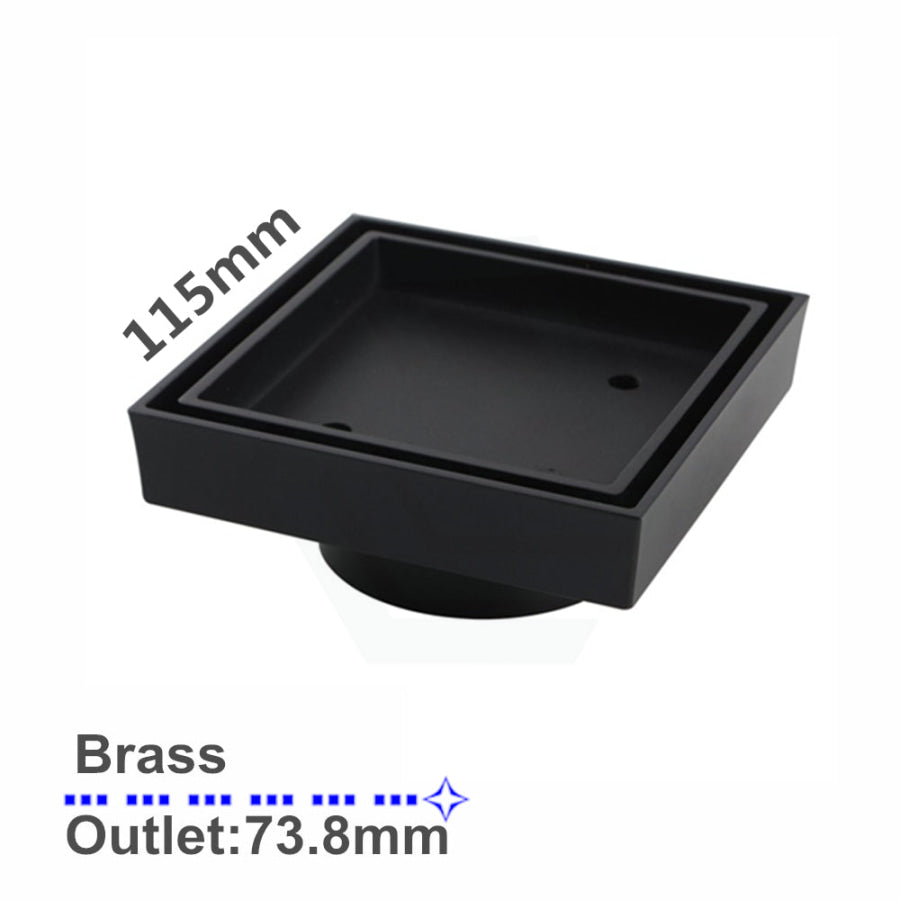 Tile Insert Socket Floor Waste Drain Brass Smart Tile Insert Variant Colour - MyHomeware