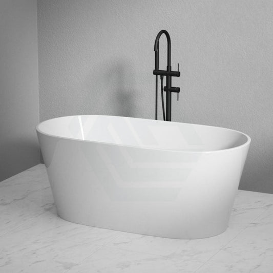 1200/1300/1400/1500/1600/1700mm Oval Gloss White Freestanding Bathtub