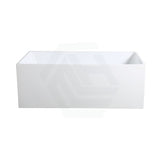 1200/1300/1400/1500/1600/1700mm Square Bathtub Multi Fit Corner Back To Wall Freestanding Acrylic