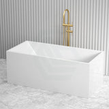 1200/1300/1400/1500/1600/1700mm Square Bathtub Multi Fit Corner Back To Wall Freestanding Acrylic