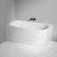 1485/1680mm Nerida Back to Wall Bathtub Left Corner MH-CEC / IF-NER