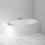 1300/1400/1485/1680mm Nerida Bathtub Right Corner Acrylic Gloss White No Overflow Bathtubs