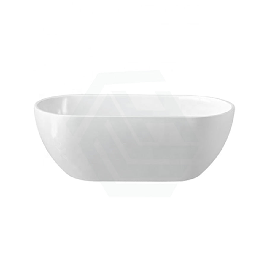 1400/1530/1690Mm Moah Oval Gloss White Freestanding Bathtub Acrylic No Overflow
