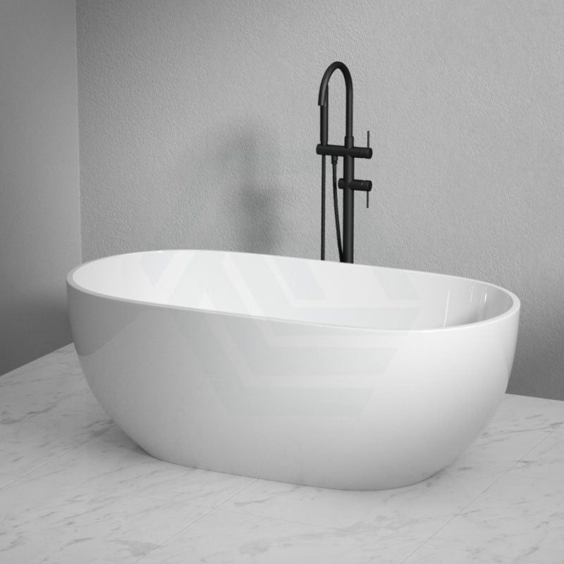 1400/1530/1690mm Moah Gloss White Freestanding Bathtub