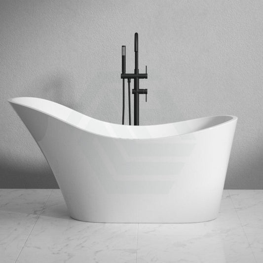 1485/1700mm Bevel Gloss White Freestanding Bathtub