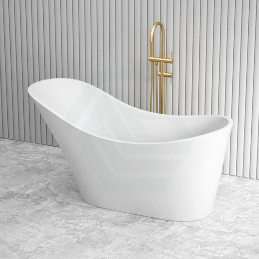 1485/1700Mm Bevel Freestanding Bathtub Acrylic Gloss White Special Shape No Overflow Bathtubs