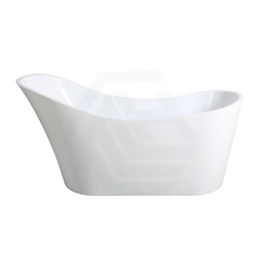 1485/1700mm Bevel Freestanding Bathtub Acrylic Gloss White Special Shape No Overflow