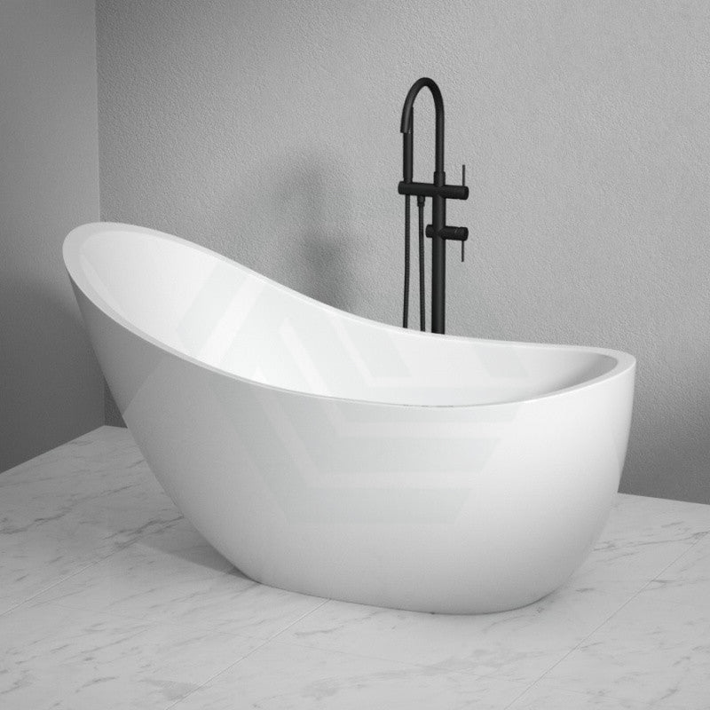 1490/1680/2000mm Posh Gloss White Freestanding Bathtub