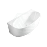 1490/1700mm Ethen Bathtub Back To Wall Gloss White No Overflow
