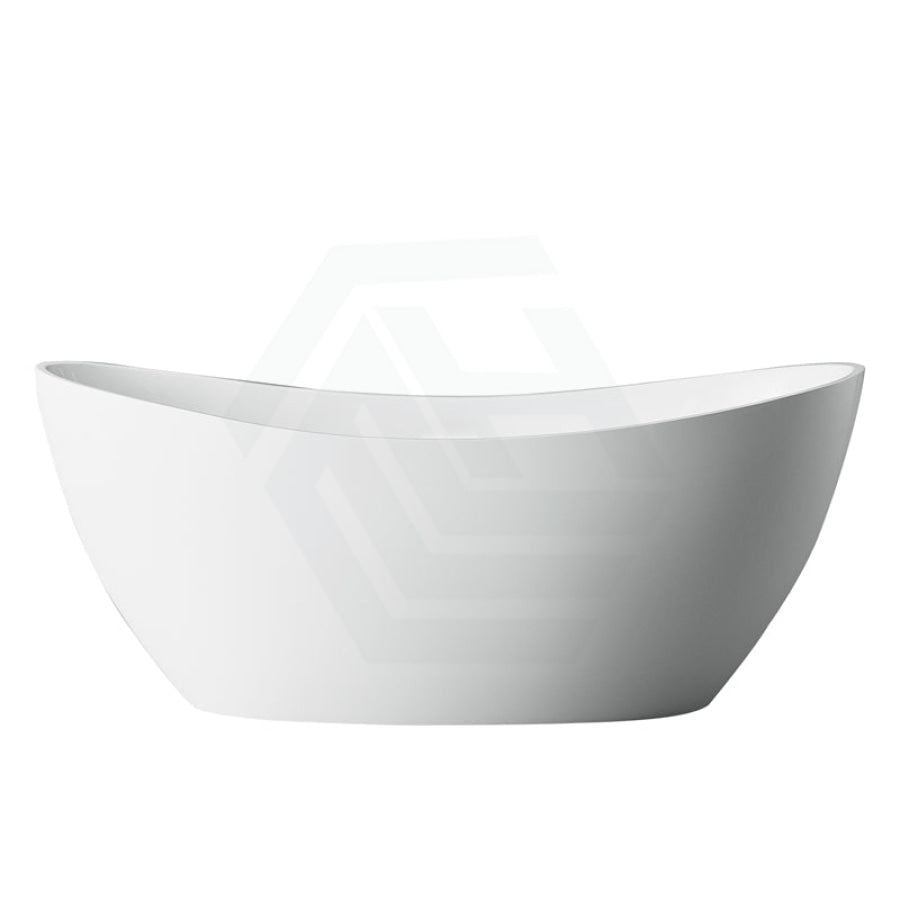 1500/1700mm Aurora Bathtub Freestanding Acrylic Gloss White No Overflow