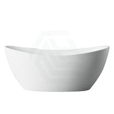 1500/1700mm Aurora Bathtub Freestanding Acrylic Gloss White No Overflow