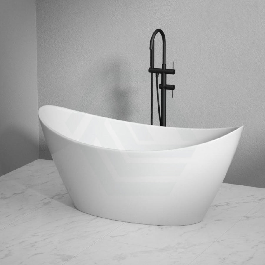 1500/1700mm Freestanding Gloss White Bathtub