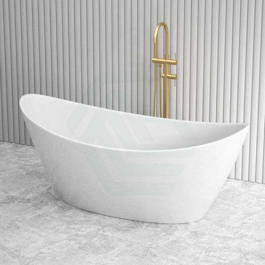 1500/1700Mm Aurora Bathtub Freestanding Acrylic Gloss White No Overflow Bathtubs