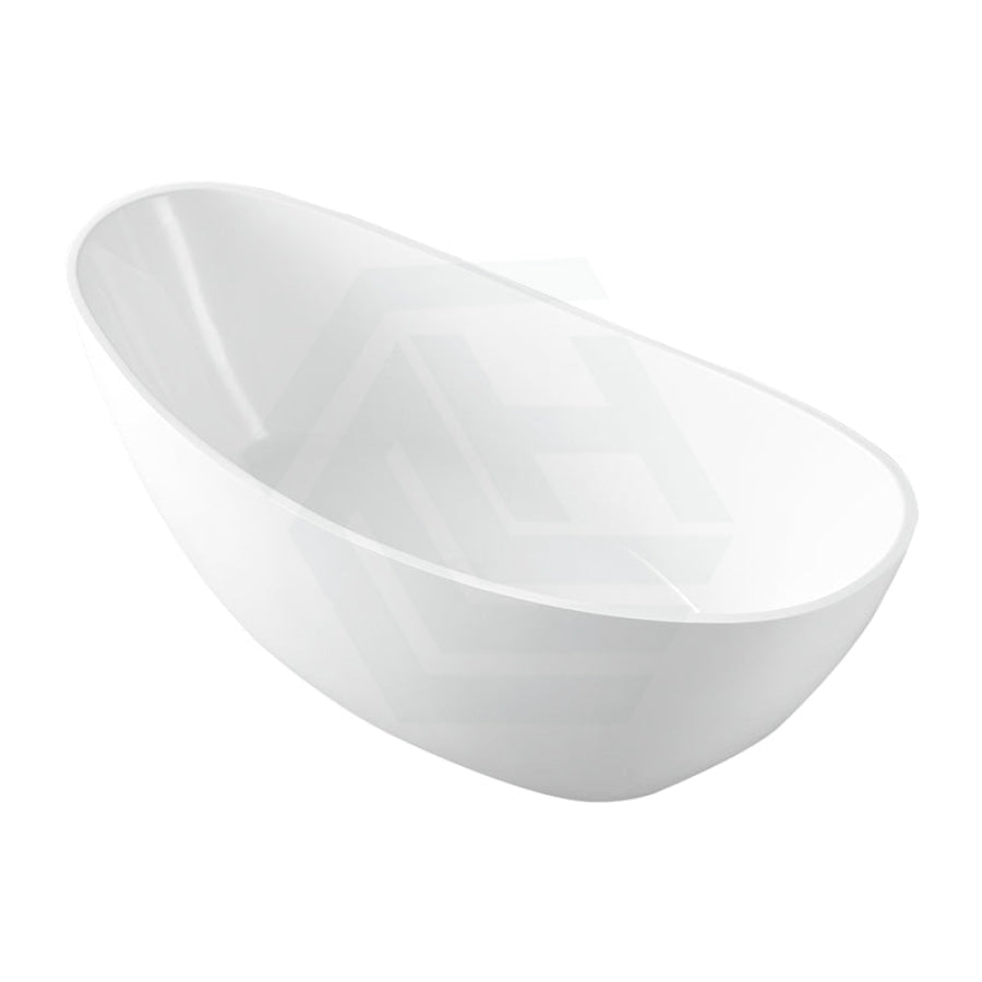 1500/1700mm Aurora Bathtub Freestanding Acrylic Gloss White No Overflow