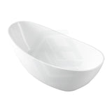 1500/1700mm Aurora Bathtub Freestanding Acrylic Gloss White No Overflow