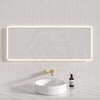 1500Mm Led Mirror Touch Sensor Backlit Frosted Edge Rectangle Led Mirrors
