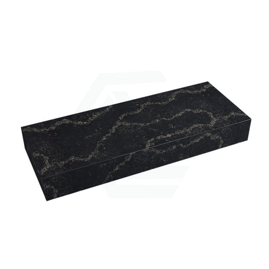 150Mm Thick Gloss Black Swan Stone Top For Above Counter Basins 450-1800Mm Vanity Tops