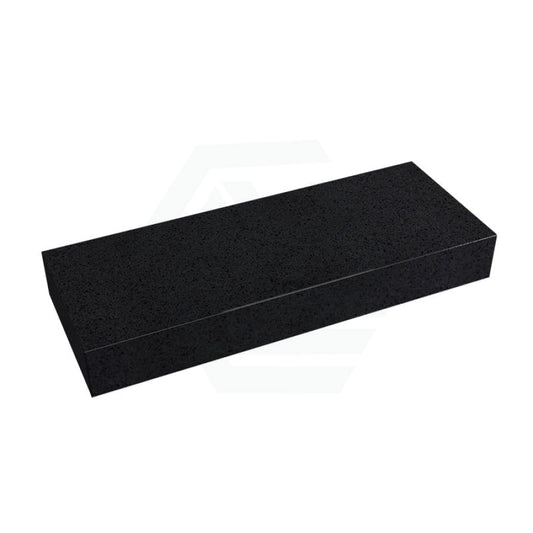 150Mm Thick Gloss Ink Black Stone Top For Above Counter Basins 450-1800Mm Vanity Tops