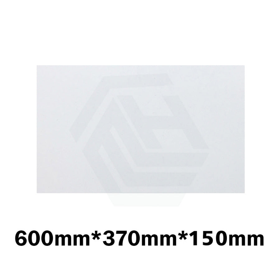 150Mm Thick Gloss Silk White Stone Top For Above Counter Basins 450-1800Mm 600Mm X 370Mm Vanity Tops